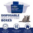thumbnail image 2 of Catfidence® Disposable Cat Litter Box – USDA Certified Biobased, Sustainable, Leak-Proof Travel Litter Tray for Cats, Kittens, and Small Pets, 2 of 7