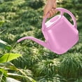 thumbnail image 2 of TAROFISH Indoor Plant Watering Can, Plastic Small Watering Can for Home Plants Garden Flowers, 1 Gallon,Pink, 2 of 5