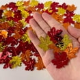 thumbnail image 3 of 45G Thanksgiving Confetti Fall Confetti Maple Leaf Shape Autumn Glitter Metallic Foil Table Scatters Confetti for Thanksgiving Decorations Thanksgiving Maple Leaf Confetti Party Sets, 3 of 11