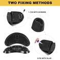 thumbnail image 6 of 6 Pairs Shoe Heel Plate Tap, Shoe Heel Side Worn Repair Rubber Patch, Replacement Kit(black) - style:style4, 6 of 6