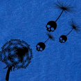 thumbnail image 2 of CafePress - Dandelion Skull_Bl - Cute Infant Baby Football Bodysuit, 2 of 3