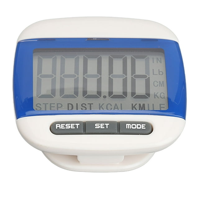 Contador De Calorías Por Pasos, Podómetro De Pasos Portátil, Pantalla LCD Grande, Ligero Para Entrenamiento