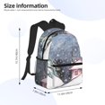 thumbnail image 2 of Disketp Watercolor Winter Landscape For Christmas Mochila Ligera Clásica con Múltiples Bolsillos, Mochila Casual para Hombre y Mujer, Ideal para Escuela, Trabajo y Viajes, 2 of 6