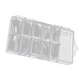 thumbnail image 4 of Nail Art Extended Mold Tips Transparent 100Pcs M 6.3x3.1x0.7In, 4 of 8