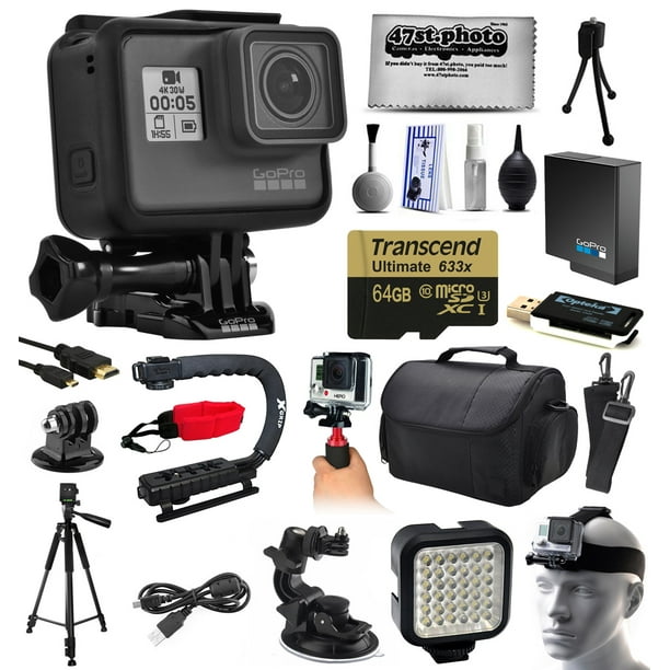 GoPro HERO5 Hero 5 Black Edition Action Camera with 64 GB MicroSD