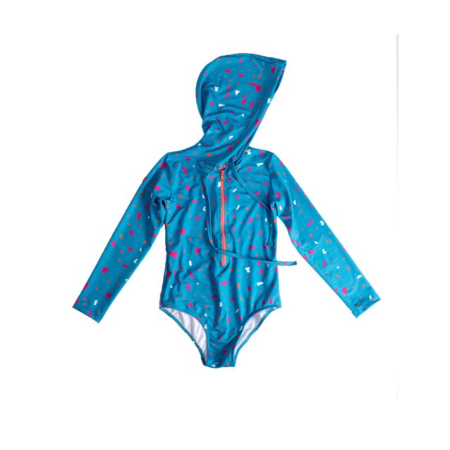 Traje de baño completo para niña color azul Ana y Juana Traje de baño completo para niña de 14 a 16 años