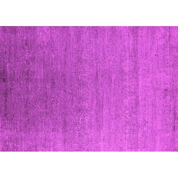 Ahgly Company Indoor Rectangle Oriental Pink Industrial Area Rugs, 7' x 10'