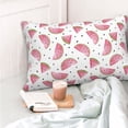 thumbnail image 5 of Kdxio Cotton Pillow Cases 16"x24" Pillowcases,Soft and Breathable Bedroom Pillow Cases-Watermelon, 5 of 8