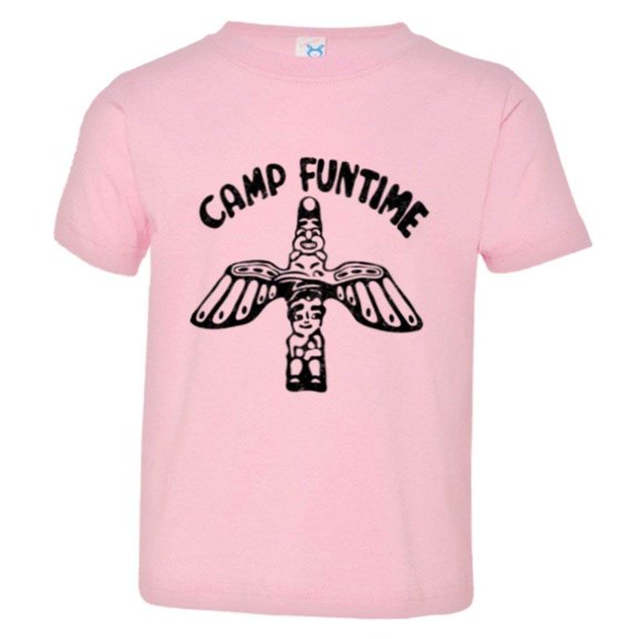PleaseMeTees™ Toddler Blondie Camp Funtime Play Famous Distressed HQ Tee