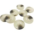 thumbnail image 2 of For Sewing Suit Jacket Crochet Scrapbook White Round Resin Buttons 28mm Q3674pcs Large Flat Back Craft Buttons 20pcs Large Flat Back Craft Buttons, 2 of 2