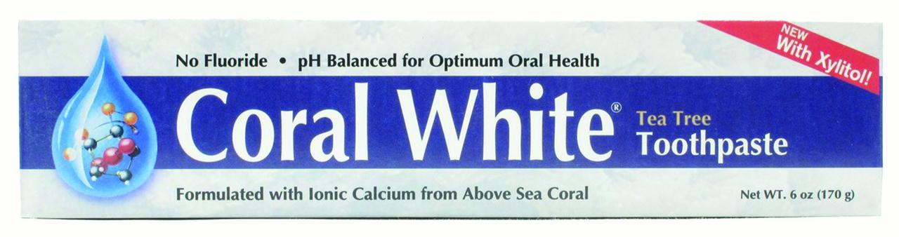 coral white tea tree toothpaste