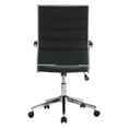 thumbnail image 4 of Liderato Office Chair Black Office Chair, Modern Style, Plush and durable faux leather fabric, Plywood, Indoor Office, 4 of 5
