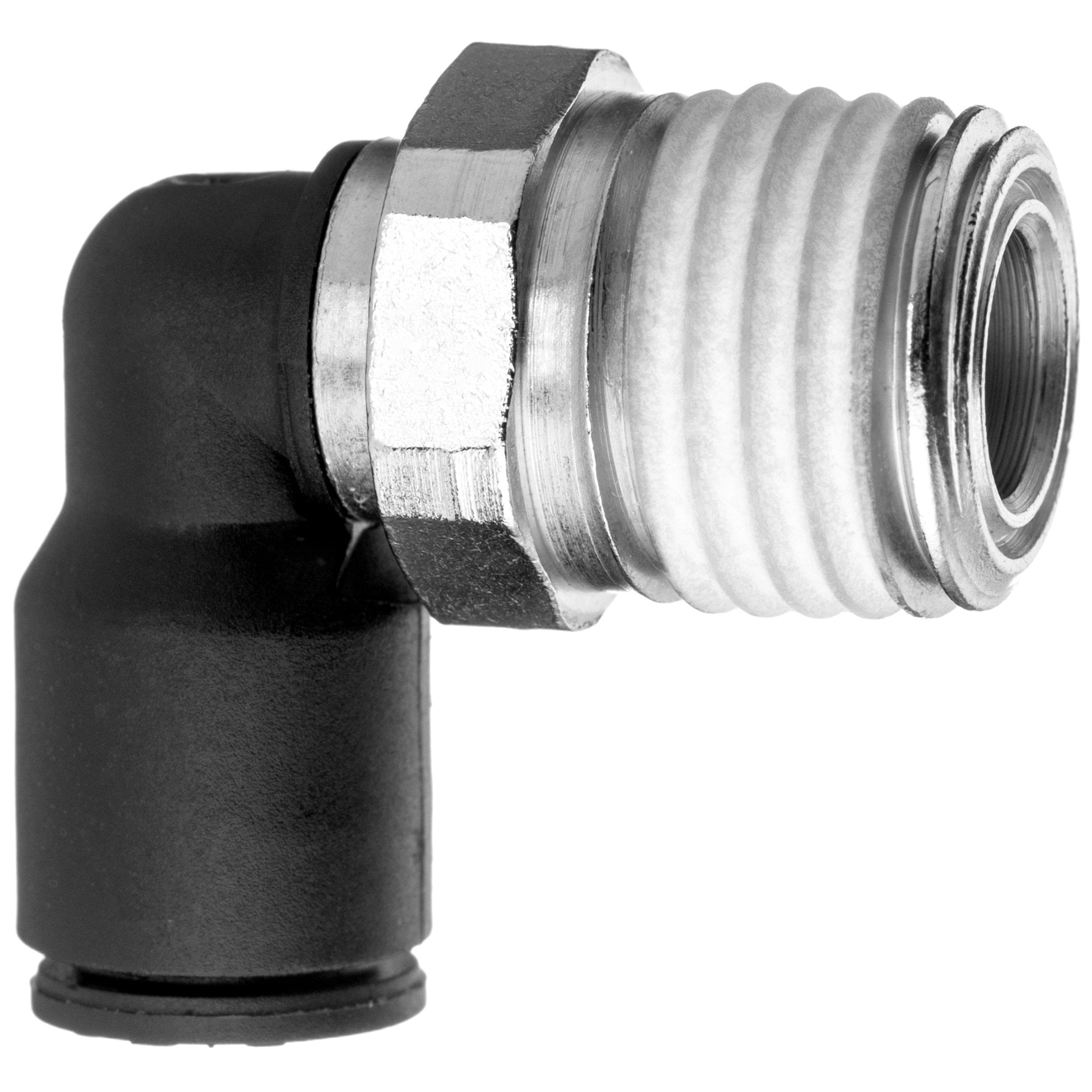  uxcell Push to Connect Tube Fitting Male Elbow 10mm