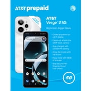 AT&T Verge 2 5G, 64GB, Ivory White - Prepaid Smartphone [Locked to AT&T]