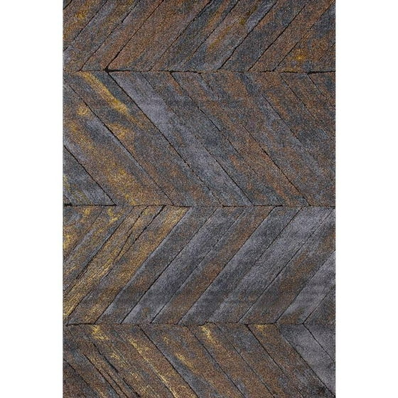 Persian Rugs 6057 Gray Trellis Modern Area Rug 8x10