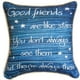 thumbnail image 1 of Manual Aeiniwer Los buenos amigos son como las estrellas. -Almohada de tinte KT2-12, 1 of 1