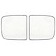 thumbnail image 1 of Espejo retrovisor superior de marcha atrás para coche, espejo retrovisor lateral, lámina reflectora para Ram 1500 2, blanco y negro, 1 of 5
