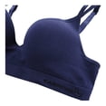 thumbnail image 3 of Brasier Carnival para Mujer, Sin Costura Liso Azul Marino Talla 38B, 3 of 4