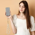 thumbnail image 4 of Xihbxyly Correa de Muñeca con Cuentas para Teléfono, Cordón Desmontable, Diseño Único de Piedras, Accesorio Manos Libres, Multiusos para Teléfonos, Llaves y Billeteras, Regalo Perfecto para Mujeres,, 4 of 5