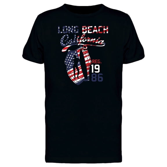 Long Beach California Tee Men's -Image by Shutterstock