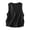Black, variant on Staron Women Linen Vest Tank Top V Neck Sleeveless Solid Casual Basic Button Down Loose Fit Summer Tops, Black XL