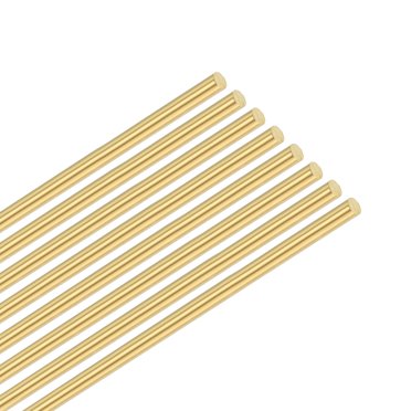 3x Brass Round Bar/Rod – 10mm Dia X 330mm – CZ121 – Unbranded
