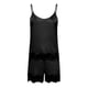 thumbnail image 1 of Camisón para mujer Gibobby Lencería Sexy Pijamas de Seda Satén Encaje negro XL, 1 of 4