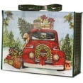 thumbnail image 4 of Red Truck & Pups Shopping Totes - Set of 4, 13 by 16 Inch Reusable Bags, 4 of 6
