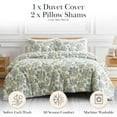 thumbnail image 2 of Wanderlust Printed Duvet Cover Set by SouthShore Fine Linens, 2 of 9