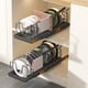 thumbnail image 1 of NETEL 2-Piezas Organizador de Sartenes y Ollas para Cajon, Metal Organizador de Sartenes Extraible, 10 Compartimentos Ajustables, Corredero para Sartenes y ollas con Adhesivo, Prof 42-53 cm Ajustable, 1 of 6