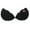 Black-Hollow, variant on Strapless Bra Push up Reusable Silicone Women Self Adhesive Sticky Backless Dresses and Wedding Party Bra, Multiple Styles and Sizes, Beige/ Black/ Grey