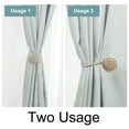 thumbnail image 4 of Uxcell 15.7 Inch Magnetic Window Curtain Buckle Tieback Clips Holder Metal Orange 2pcs, 4 of 7