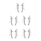 thumbnail image 2 of Qarigey Mujeres Niñas una 7 Crystal Ear Cuffs Hoop Climber Stud Pendientes Star Ear Stud Pin Accesorios de joyería Type4 NO4 Qarigey CBP048047, 2 of 4