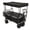 Black, variant on 480 Lbs Capacity Wagon with Collapsible Design, Lightweight, Canopy, 7-Inch All-Terrain Wheels, Mosquito Net