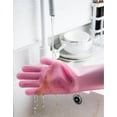 thumbnail image 3 of True & Tidy® Multi-Purpose Silicone Gloves, Pink, 3 of 5