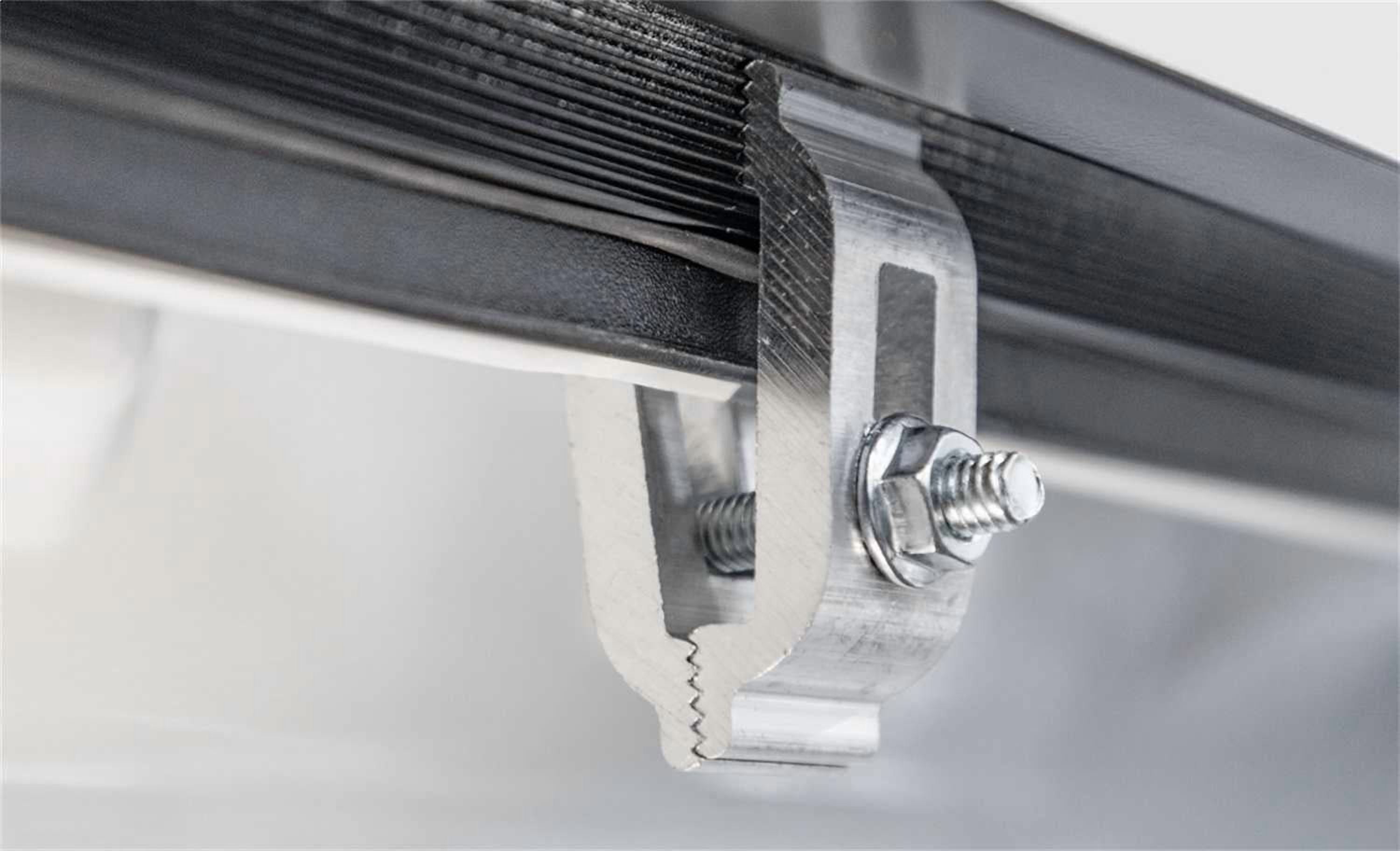 ACI LED Lights B3010079 LOMAXTM Hard Tri-Fold Cover, Black Urethane Finish Single Rail