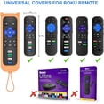 thumbnail image 6 of XiHAMA 2-Pack Replacement Compatible with Roku TV Remote Compatible for TCL Roku/Onn Roku/Hisense Roku/Philips Roku/Sharp Roku/Westinghouse Roku/Insignia Roku TV [Remote Control for Roku TV Only], 6 of 7