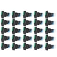 thumbnail image 2 of Interruptores De Botón De Bloqueo Automático, Resistencia Al Impacto Retardante De Llama, Interruptor De Botón Cuadrado De 24V Con Reinicio Automático Para Caja De ANGGREK Verde, 2 of 8