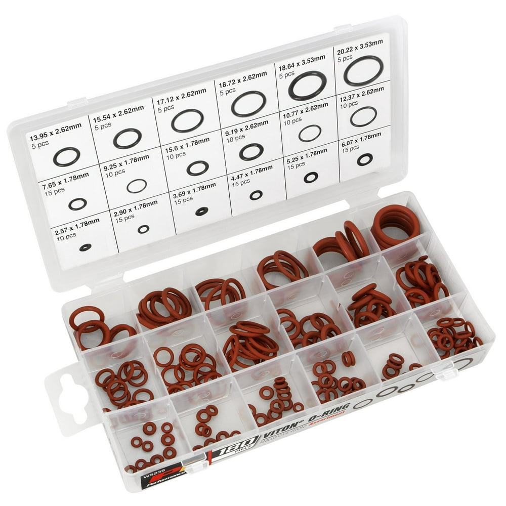 Wilmar W5239 180 Pc Viton O'ring Assortment