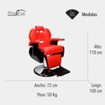 thumbnail image 2 of SILLON BARBERO ROJO Stay Elit BARB-RJ, 2 of 4