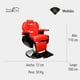 thumbnail image 2 of SILLON BARBERO ROJO Stay Elit BARB-RJ, 2 of 4