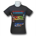 thumbnail image 2 of Comics Periodic Table Of Superheroes Adult T-Shirt, 2 of 4