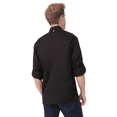 thumbnail image 2 of Chef Works Men's Hartford Cool Vent Chef Coat, Black, 3X-Large, 2 of 6