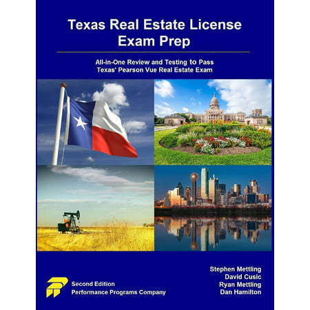 Texas Real Estate License Exam Prep: All-in-One Review and Testing to Pass Texas' Pearson Vue Real Estate Exam -