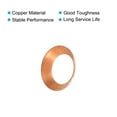 thumbnail image 4 of Uxcell Flare Gasket,30Pcs Fit for 3/8" Tube Size 45 Degree Copper Flared Pipe Fitting, 4 of 5