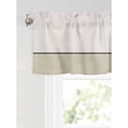 thumbnail image 6 of Valances for Windows Abstract Gemoetric Rod Pocket Cafe Window Treatments Valance Curtains for Kitchen Bathroom Laundry Basement Windows 42"x12", 6 of 9