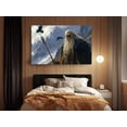 thumbnail image 3 of Odin Norse Mythology Canvas Wall Art - High-Quality Viking God Print - Handcrafted Nordic Warrior Decor - Stylish Wall Art - Gift for History Enthusiasts, 3 of 7