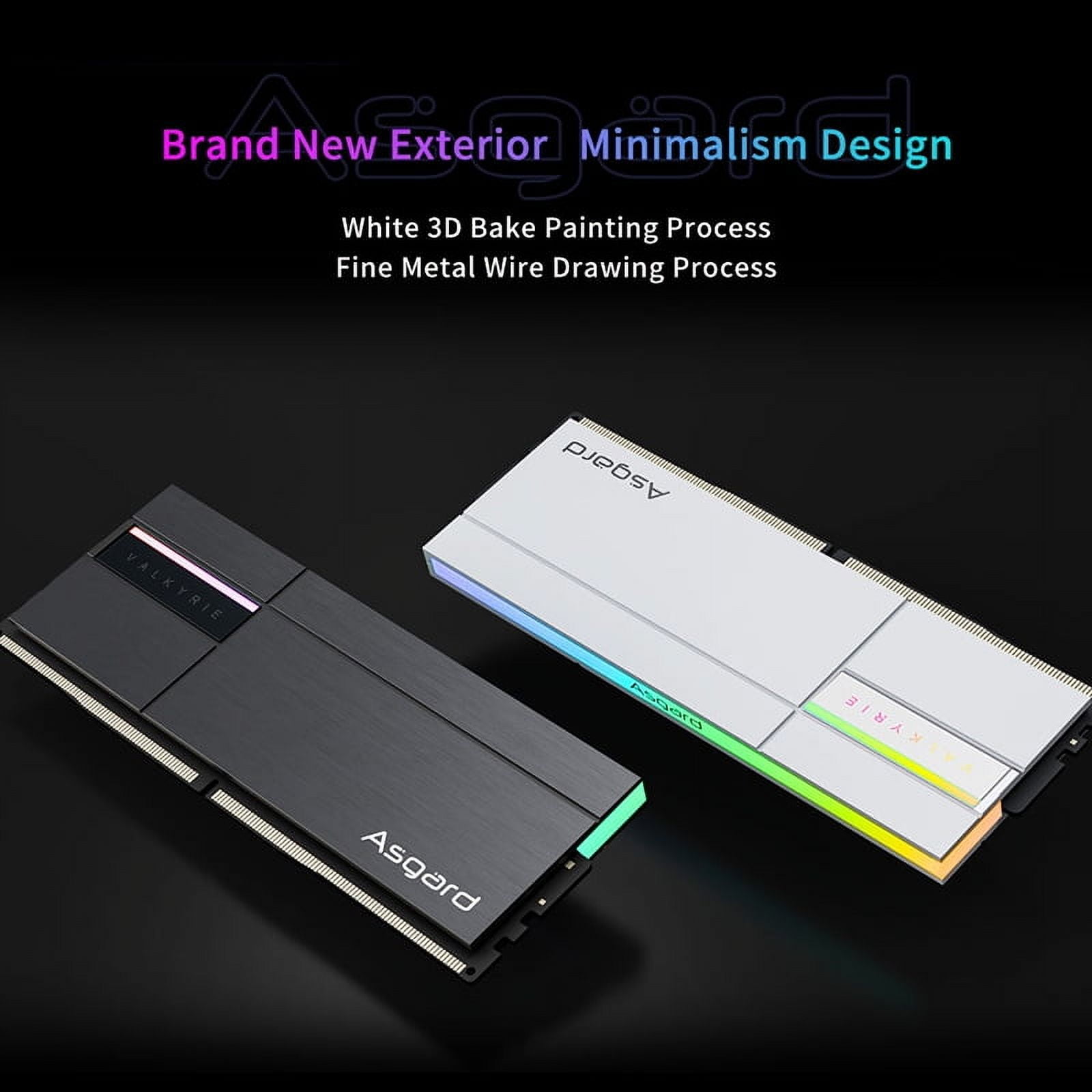 メモリー Asgard Valkyrie II DDR5 6000MHz CL28 32g Asgard Valkyrie II DDR5 RGB RAM Memory DDR5 RAM PC 16GBX2 32GB