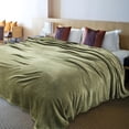 thumbnail image 6 of Super Soft Warm Fleece Blanket, Cozy Microfiber Throw, Anti-Static, Lightweight, Washable, Perfect for Sofa Bedding, Cold Nights, Home, Travel J, 6 of 6