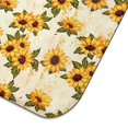 thumbnail image 5 of Floral Dish Drying Mat with Sunflowers Microfiber Counter Pad Foldable Absorbent Kitchen Rack Mat 16x18 Inch, 5 of 7